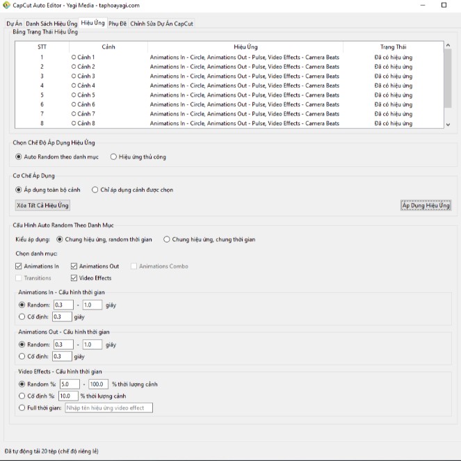 Tool Edit CapCut Tự Động