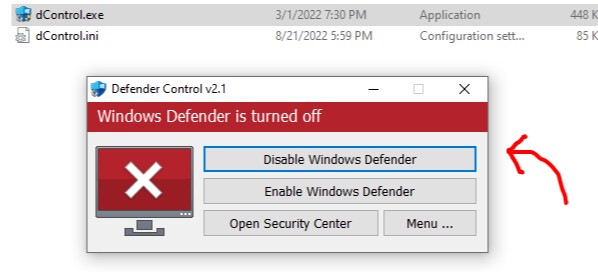Hướng dẫn tắt WINDOWS SECURITY